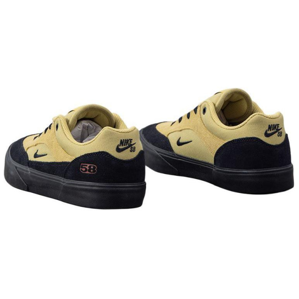 Nike SB MALOR противоскользящие устойчивые к истиранию низкие кеды для скейтбординга мужские матовый золотой