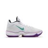 Nike Zoom Rize 2 EP Ткань Амортизация Противоскользящие MID Топ Баскетбольные кроссовки Унисекс Белый Фиолетовый