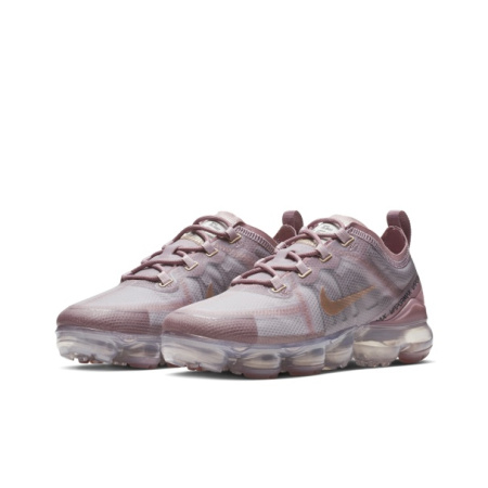 Nike VaporMax 2019 Спортивная сетка ткань низкий верх повседневные беговые кроссовки женские розовые