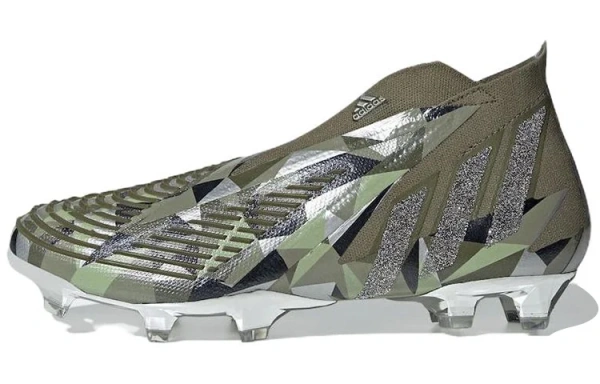 Adidas PREDATOR EDGE FG Твердое покрытие противоскользящее устойчивое к истиранию поддержка
