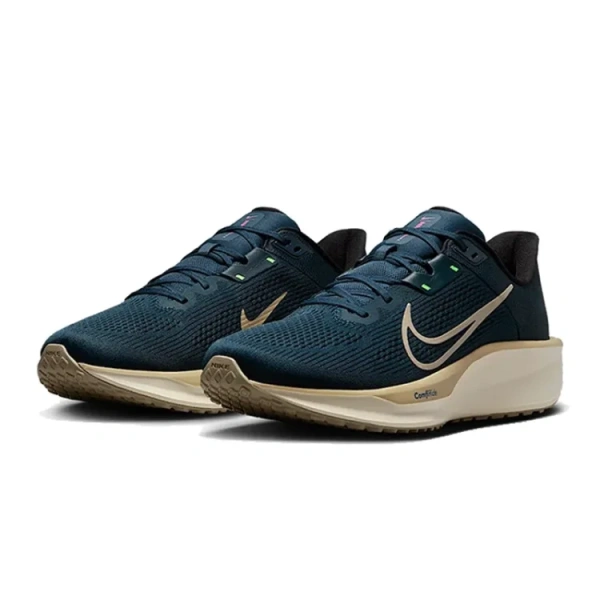 Nike Quest 6 Устойчивый к истиранию Дышащий Легкий Низкий Топ Повседневный Тренировочный Городской Коммутирующий Беговый Спортивный Мужской Синий