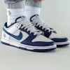 NBA x Nike Dunk EMB 'Brooklyn Nets' Брук Лин 75-я годовщина Кожа Устойчивая к абразию Низкий топ