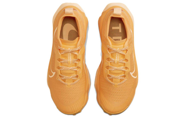 Nike ZoomX Zegama Trail Амортизация Противоскользящие Низкие Повседневные Беговые Кроссовки Женские Оранжевые
