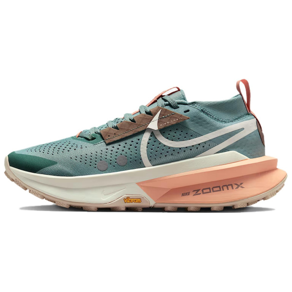 Nike Zegama 2 Амортизация Износостойкие Низкие Беговые Кроссовки Женские Зеленые