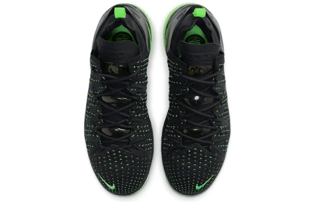 Nike Lebron 18 Low Топ Баскетбольные кроссовки для игры Мужской Черный Зеленый Белый Азиатская версия