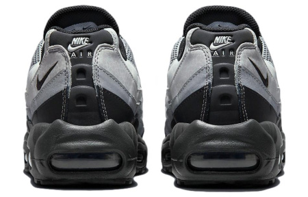 Nike Air Max 95 'Светоотражающий Safari' Сетка Низкие Повседневные Кроссовки Женские Серый Черный