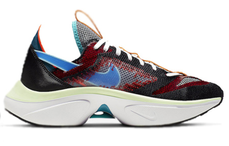 Nike D MS X Ткань Низкие Кроссовки для Тренировок и Беговых Унисекс Черные Красные