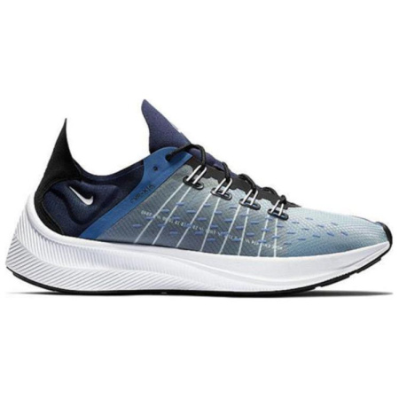 Nike EXP X14 Амортизация Противоскользящие Низкие Беговые Кроссовки Мужские Синие