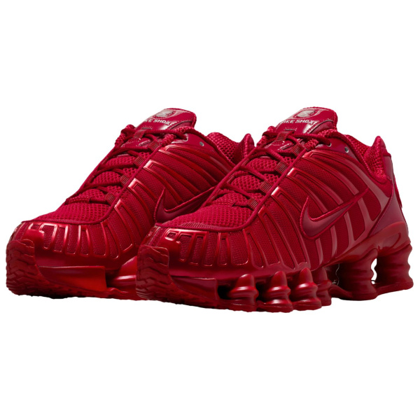 Nike Shox TL Series Детская повседневная обувь Красная Подростковая