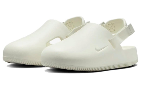 Nike Calm Mule Резиновые тапочки с подошвой женские бежевые