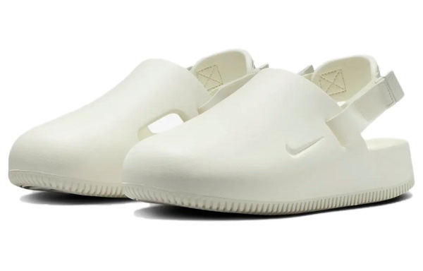 Nike Calm Mule Резиновые тапочки с подошвой женские бежевые