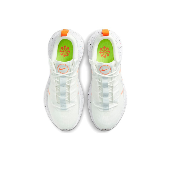 Nike Crater Ткань Амортизация Противоскользящие Устойчивые к истиранию Дышащие Низкие Беговые кроссовки Женские Белые