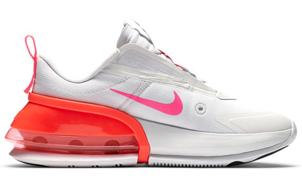 Nike Air Max Up Ткань Низкие Повседневные Беговые Кроссовки Женские Белые Розовые