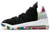Nike Lebron 18 Low Топ Баскетбольные кроссовки Унисекс Черный Белый Розовый Азиатская версия