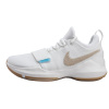 Nike PG 1 Grip Low Top Баскетбольные кроссовки Мужские Белые
