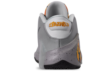 Nike Устойчивые к истиранию MID Топ Готовый к игре Детские баскетбольные кроссовки Серый