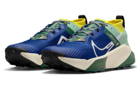 Nike ZoomX Zegama Trail Ткань Амортизация Противоскользящий Устойчивый к истиранию Низкий Топ Беговые кроссовки Мужские