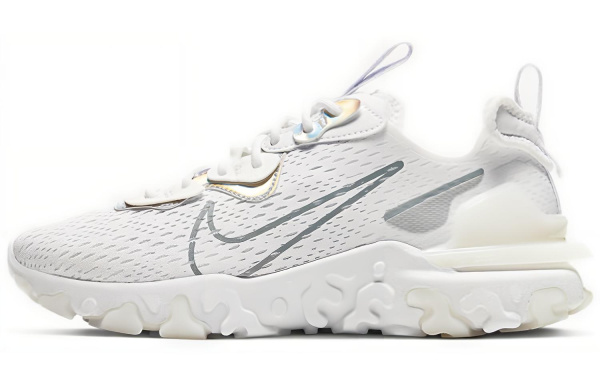 Nike React Vision Сетка Амортизация Противоскользящие Низкие Повседневные Беговые Кроссовки Женские