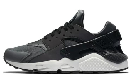 Nike Air Huarache противоскользящие устойчивые к истиранию низкие повседневные беговые кроссовки мужские черные серые