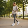 Nike Air Max Portal Устойчивая к истиранию Низкая Повседневная Обувь Женская Серебряная Белая