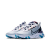 Nike React Element 55 Ткань Амортизация Баланс Низкий Верх Повседневные Беговые Кроссовки Женские Синие Серые