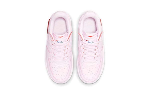 Nike Air Force 1 Модный Противоскользящий Амортизирующий Устойчивый к Износу Низкий Верх Детские Скейтбординг Розовый