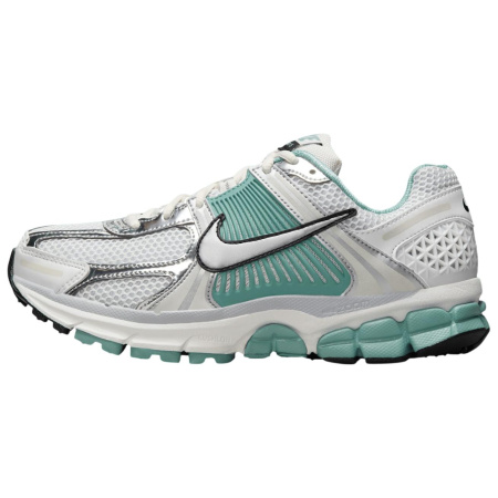 Nike Vomero 5 Устойчивые к истиранию Низкие Повседневные Беговые Кроссовки Женские Белые Серые