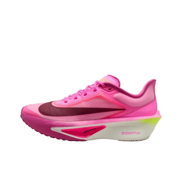 Nike Zoom Fly 6 Low Топ ZoomX Пена Сочетание с Углеродным Волоконной Плате Женский Беговые Кроссовки Розовый