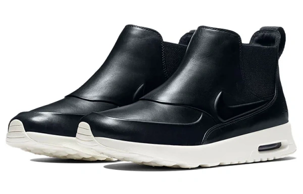 Nike Air Max THEA MID Топ Беговые кроссовки Женские Черные