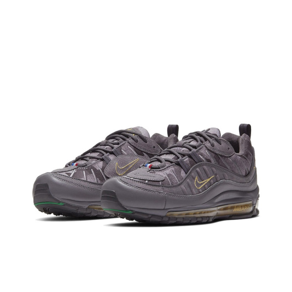Килиан Мбаппе X Nike Air Max 98 Спортивный ретро стиль Низкий топ Воздушная подушка Марафон Беговые кроссовки Унисекс