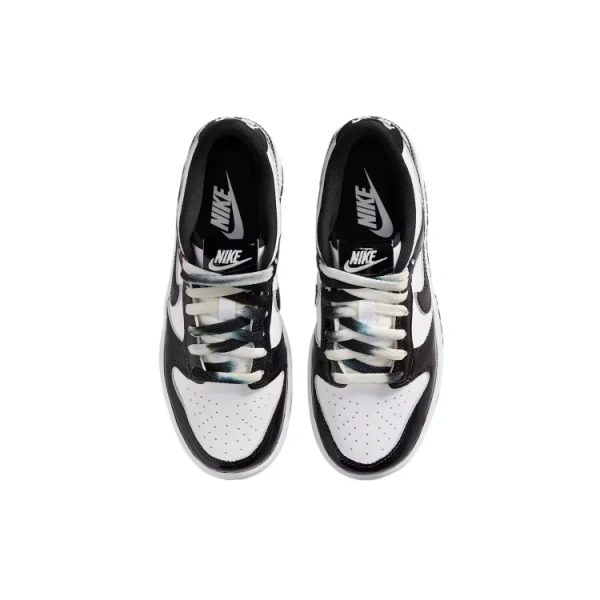 Nike Dunk Mid Топ Детские Кроссовки для Тренировок Черный Белый Детский
