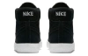 Nike Blazer Mid Топ Детский Скейтбординг Черный Замша Подростковый