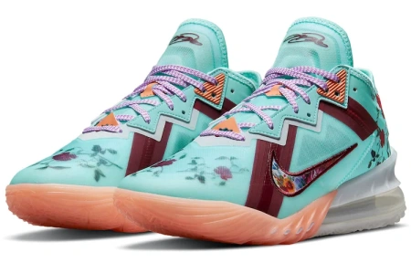 NIKE Lebron 18 Low EP 'Цветочный' Lebron 18 Цветочный Текстиль TPU