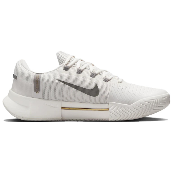 Nike Противоскользящие Износостойкие Низкие Теннисные Кроссовки Мужские Серый Белый