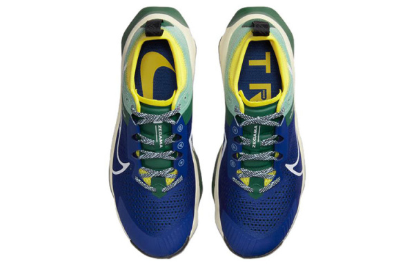 Nike ZoomX Zegama Trail Ткань Амортизация Противоскользящий Устойчивый к истиранию Низкий Топ Беговые кроссовки Мужские
