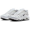 Nike Air Max Plus Дышащая Поддержка Низкий Верх Повседневные Беговые Кроссовки Женские Белый Серебряный