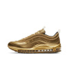 Nike Air Max 97 Амортизация Износостойкие Низкие Повседневные Беговые Кроссовки Унисекс Жидкое Золото