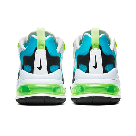 Nike Air Max 270 Ткань Устойчивая к истиранию Низкий Топ Повседневные Беговые Кроссовки Мужские Белые Зеленые