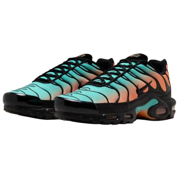 Nike Air Max Plus Сетка Устойчивая к истиранию Низкие Повседневные Беговые Кроссовки Унисекс Розовые Синие