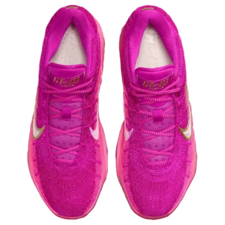 Nike GT Hustle 3 Удобные и Легкие Баскетбольные Кроссовки MID Унисекс Розовые Фиолетовые