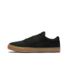 Nike SB Charge Холст Покрытие Противоскользящие Низкие Кроссовки для Скейтбординга Унисекс Черный Натуральная Резина