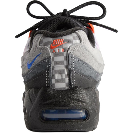 KITH X Nike Air Max 95 Low Топ Детские беговые кроссовки Черный Серый Детский Возраст 3-7 лет