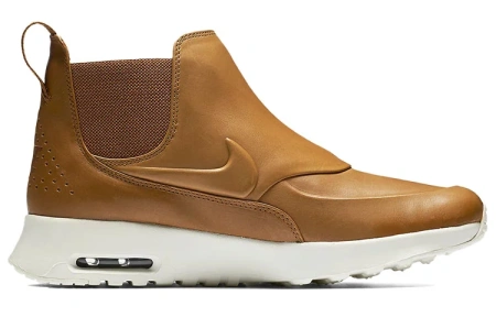 Nike Air MAX THEA MID Топ Беговые кроссовки Женские Коричневый