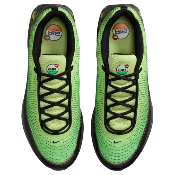 Nike Air Max DN Устойчивые к истиранию Низкие Повседневные Беговые кроссовки для спринта Мужские Зеленые Черные