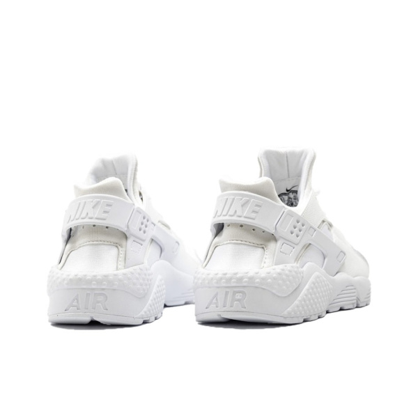 Nike Huarache Run Амортизация Противоскользящие Устойчивые к истиранию Низкие Беговые кроссовки Женские Белые