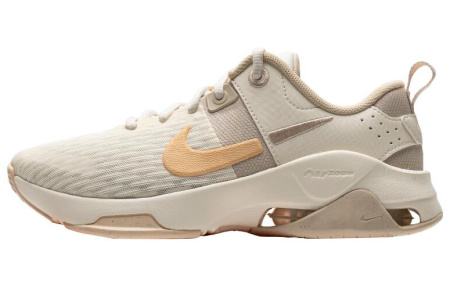 Nike Zoom Bella 6 Устойчивые к истиранию низкие беговые кроссовки женские Бежевый Белый Желтый