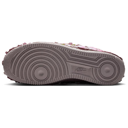 Nike Air Force 1 Скейтборд Кроссовки Мужские Серый Розовый