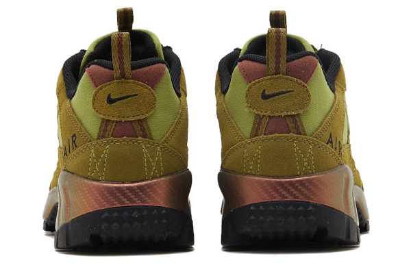 Nike Air Humara противоскользящая низкая повседневная обувь унисекс оливково-зеленого цвета
