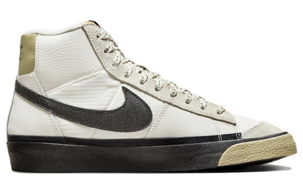 Nike Blazer Mid Скейтборд Кроссовки Мужские Белый Черный