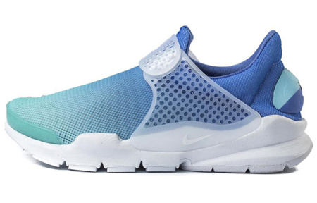 Nike Sock Dart Амортизация и Дышащий Низкий Топ Kids Lifestyle Shoes Градиент Синий Подростки